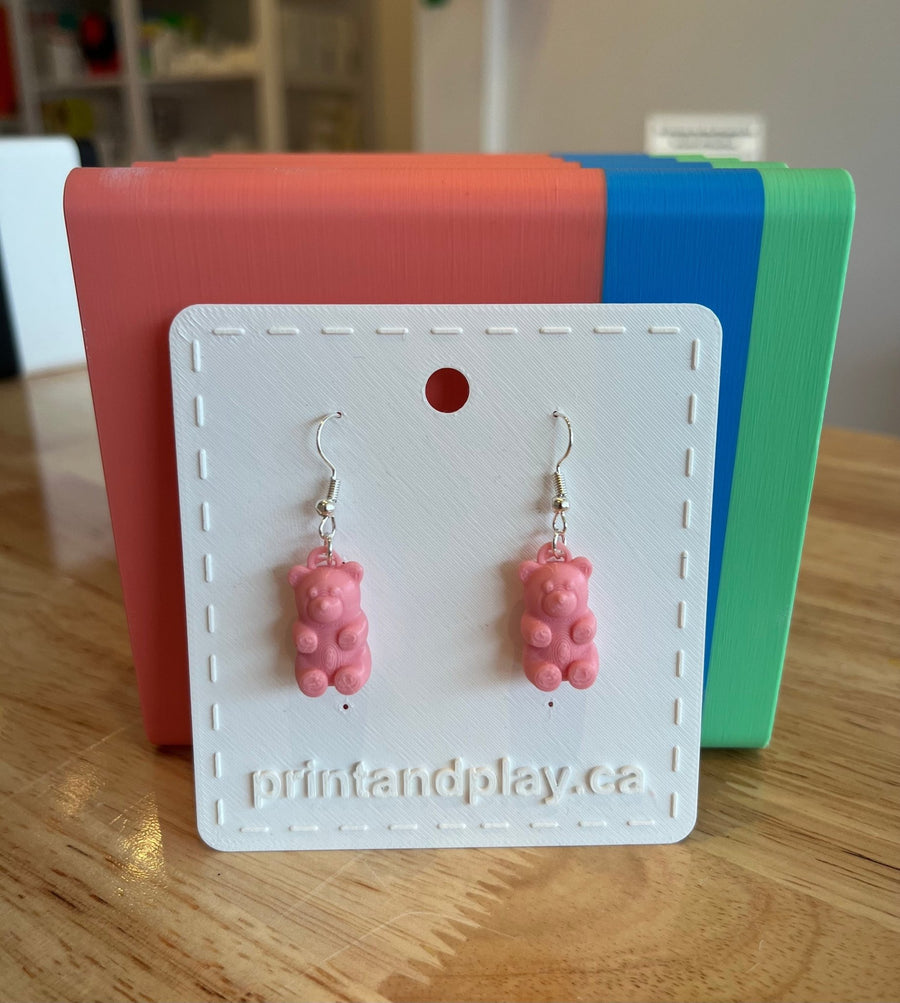 Gummy Bear Earrings - Print and Play