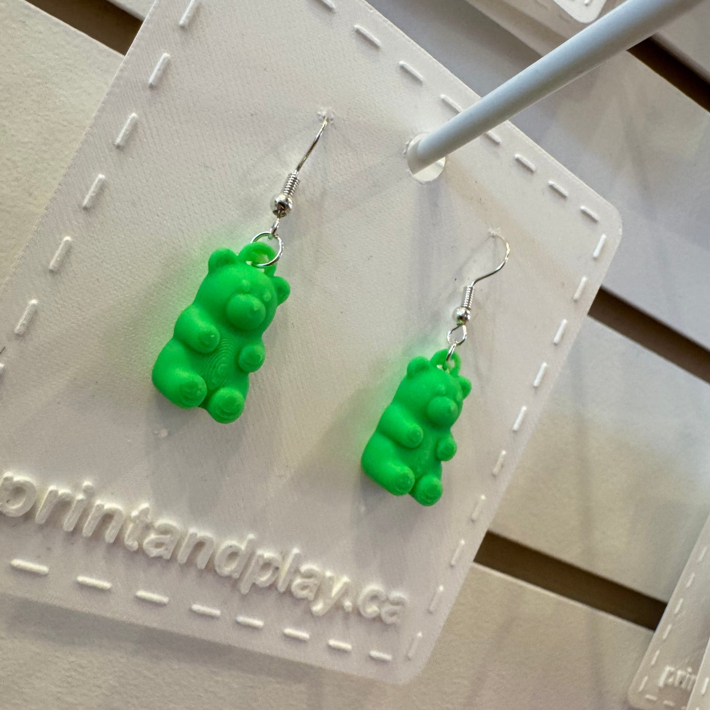 Gummy Bear Earrings - Print and Play