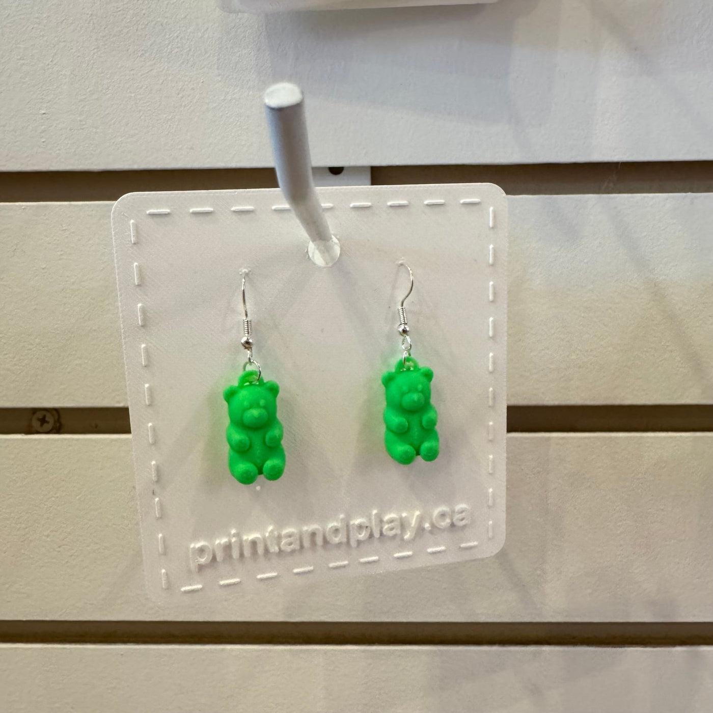 Gummy Bear Earrings - Print and Play