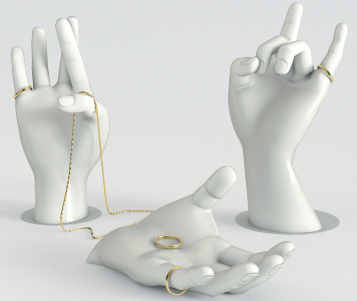 Hand Ring Stand - FunkyArt - Print and Play