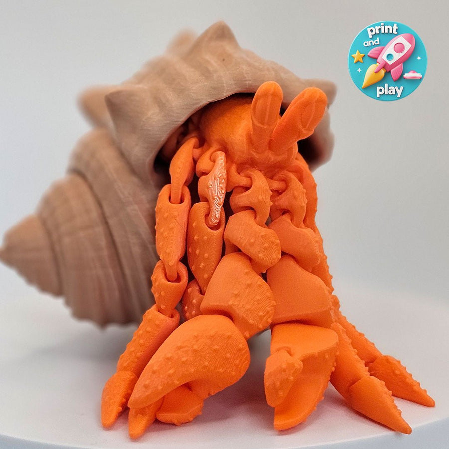 Hermit The Articulated Crab - Print and Play