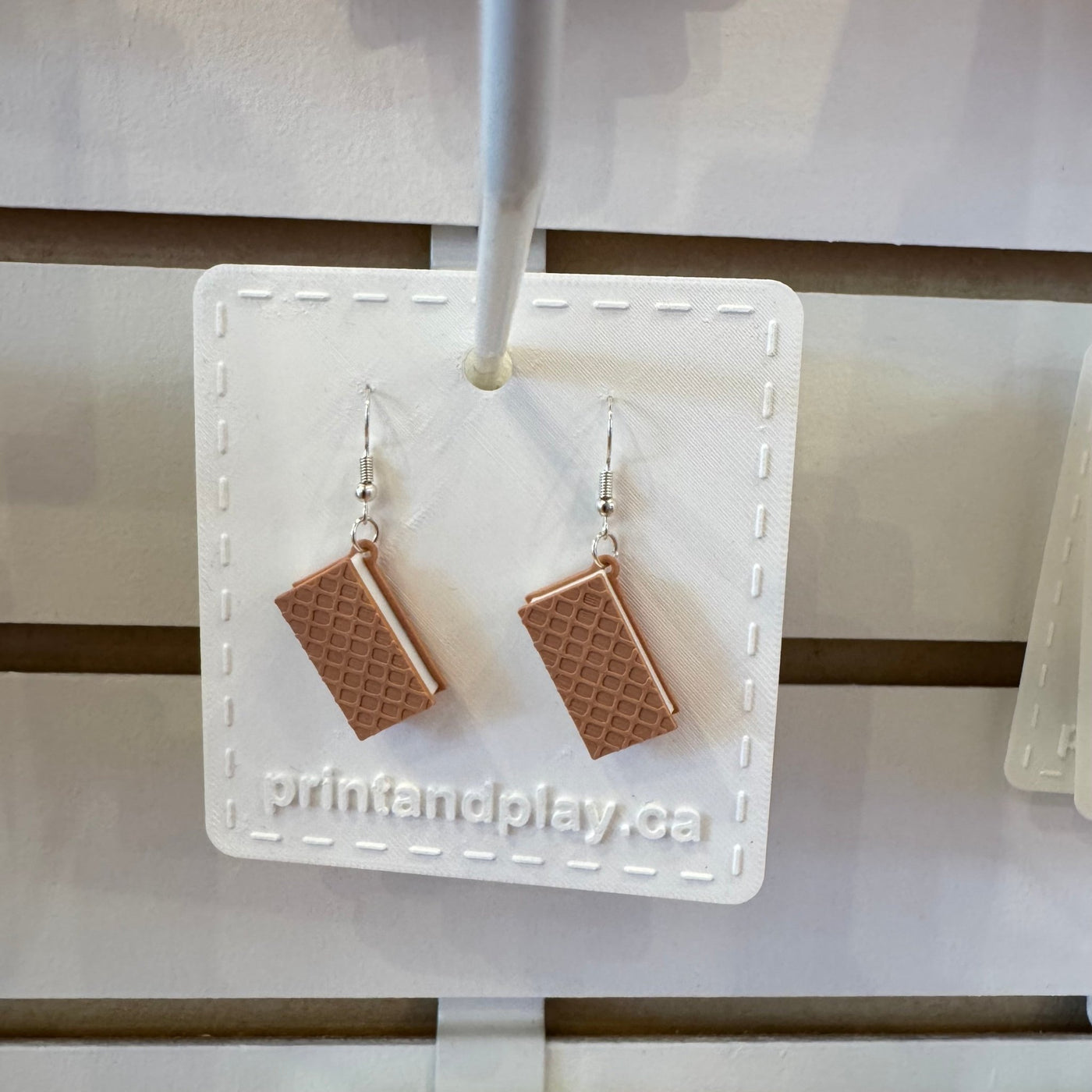 Ice Cream Sandwich Earrings - Print and Play
