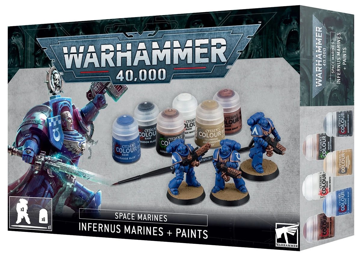 Infernus Marines + Paint Set - Print and Play