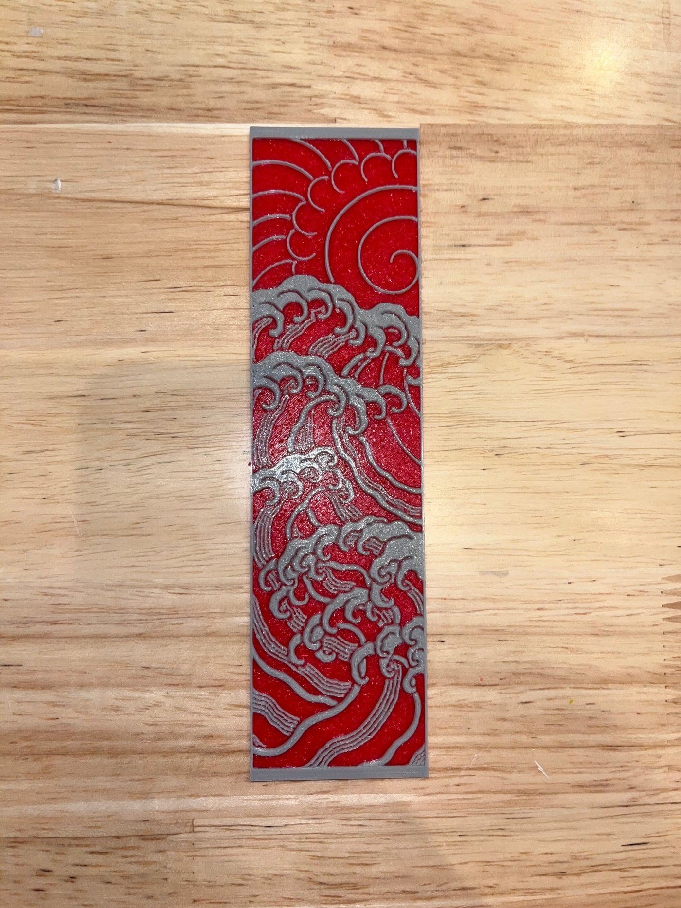 Kanagawa Wave Bookmark - Print and Play