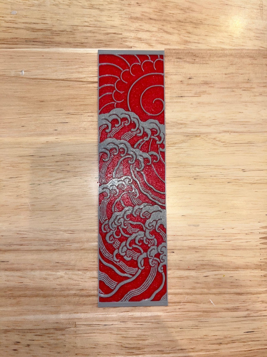 Kanagawa Wave Bookmark - Print and Play