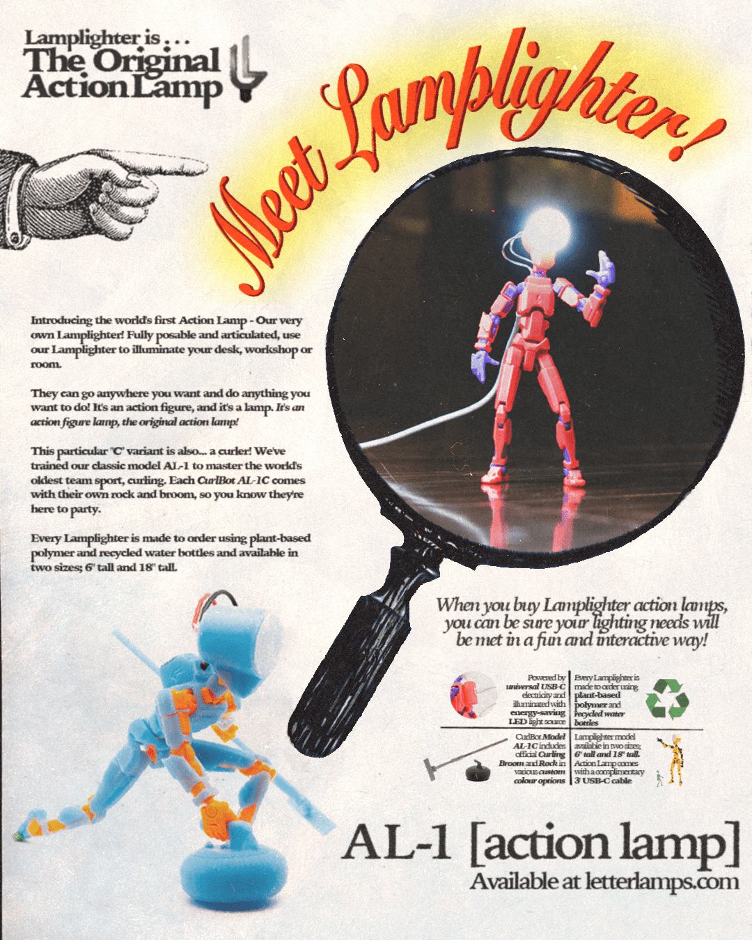 Lamp Lighter Action Lamp - Print and Play