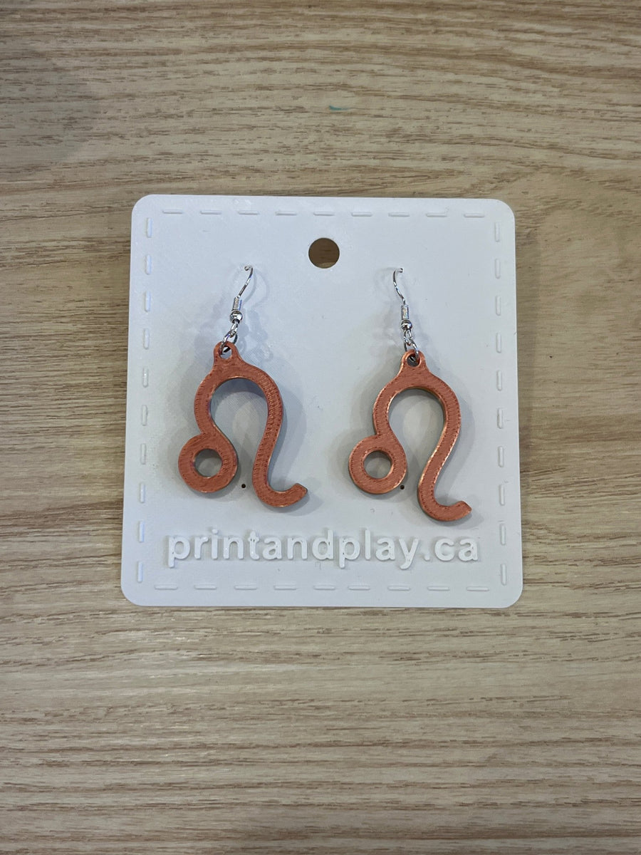 Leo Earrings - Print and Play