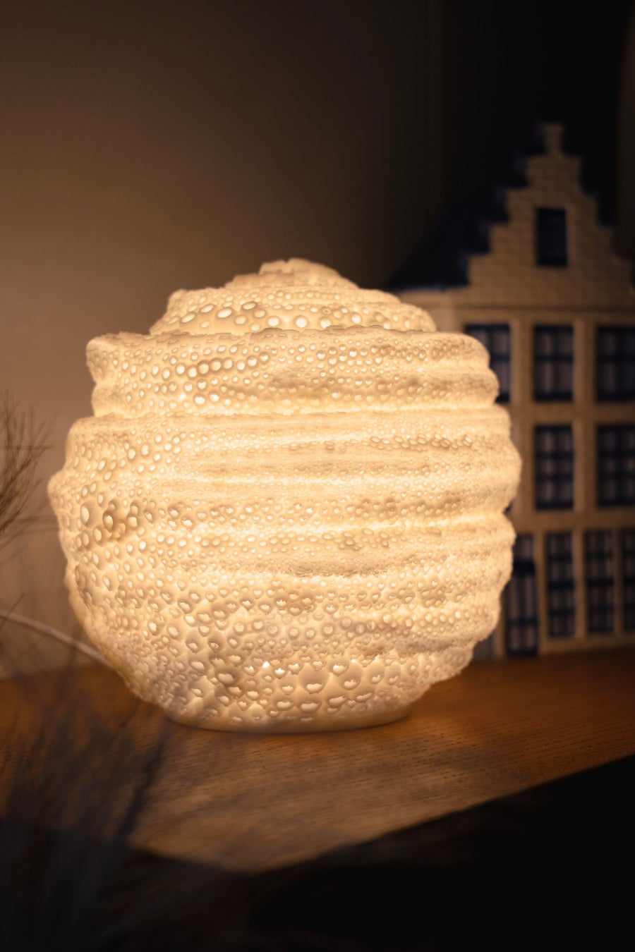Leora Beehive Sculpted Mini Lamp - Print and Play