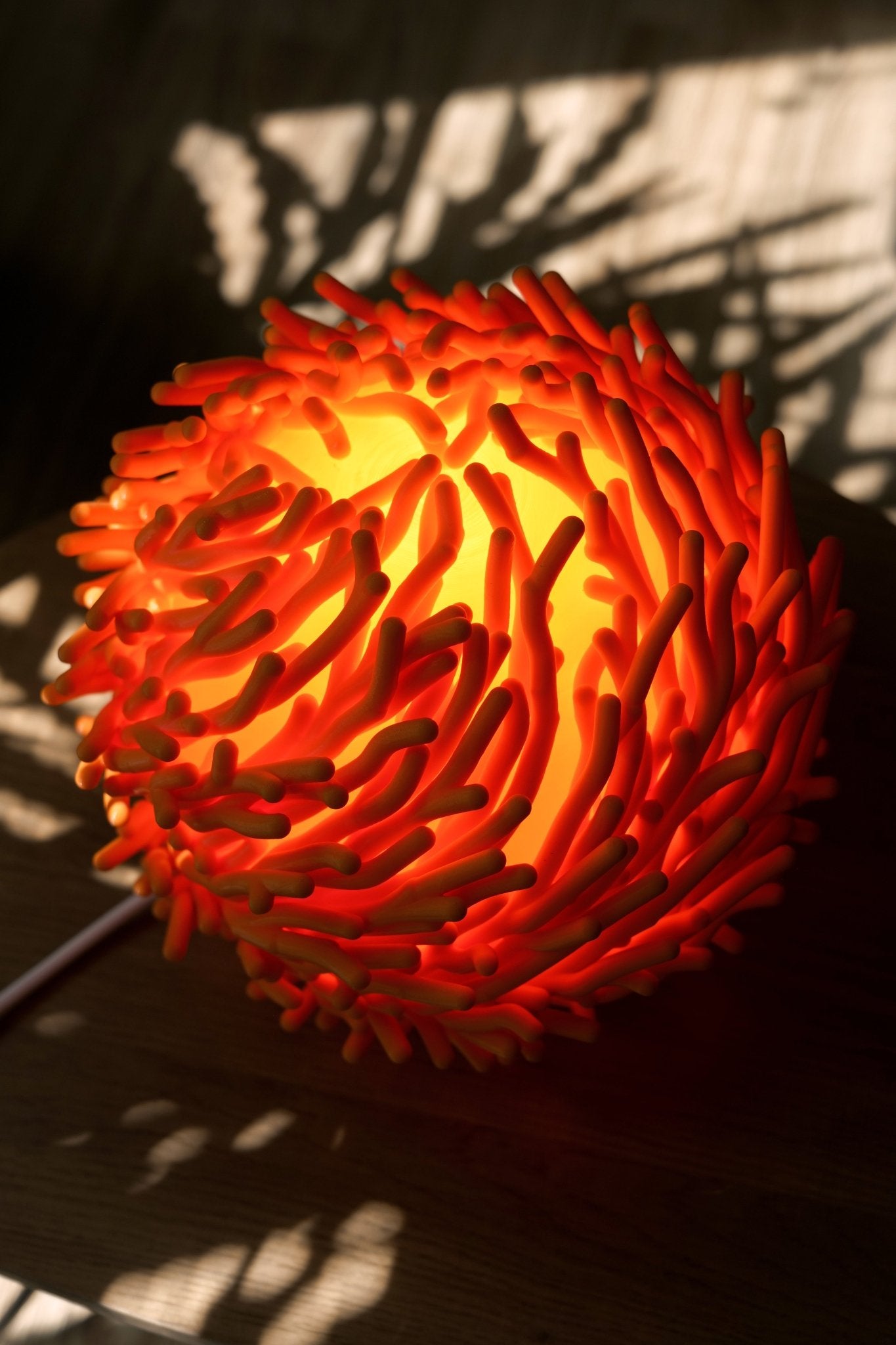 Leora Coral Sculpted Lamp - Print and Play
