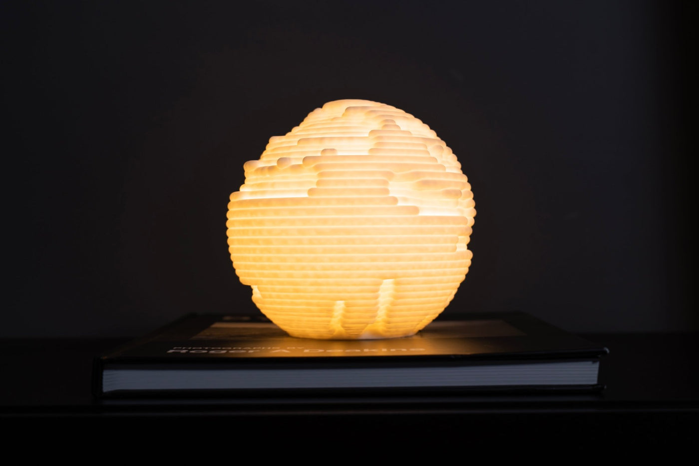 Leora Erosion Sculpted Mini Lamp - Print and Play