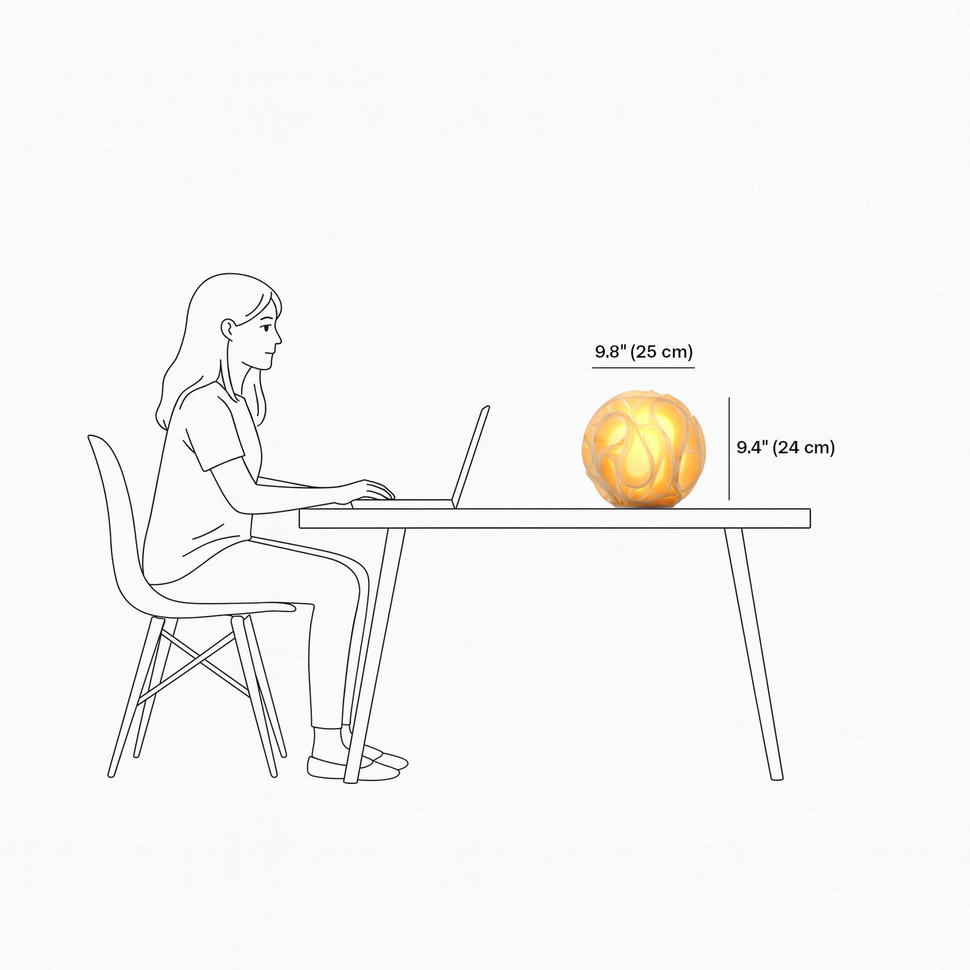Leora Gravity Sculpted Lamp - Print and Play