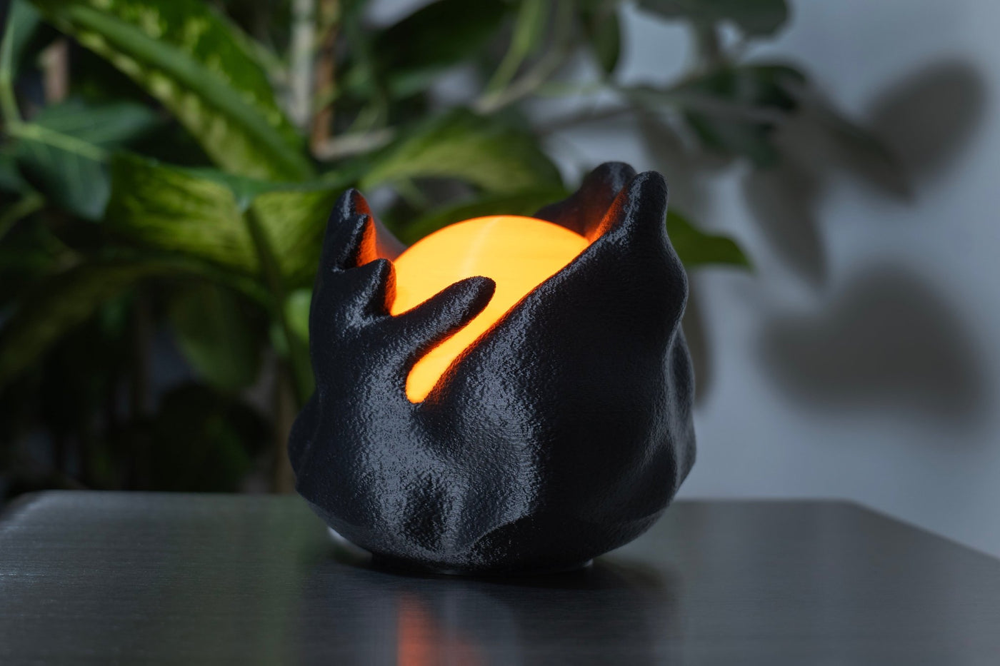 Leora Magma Sculpted Mini Lamp - Print and Play