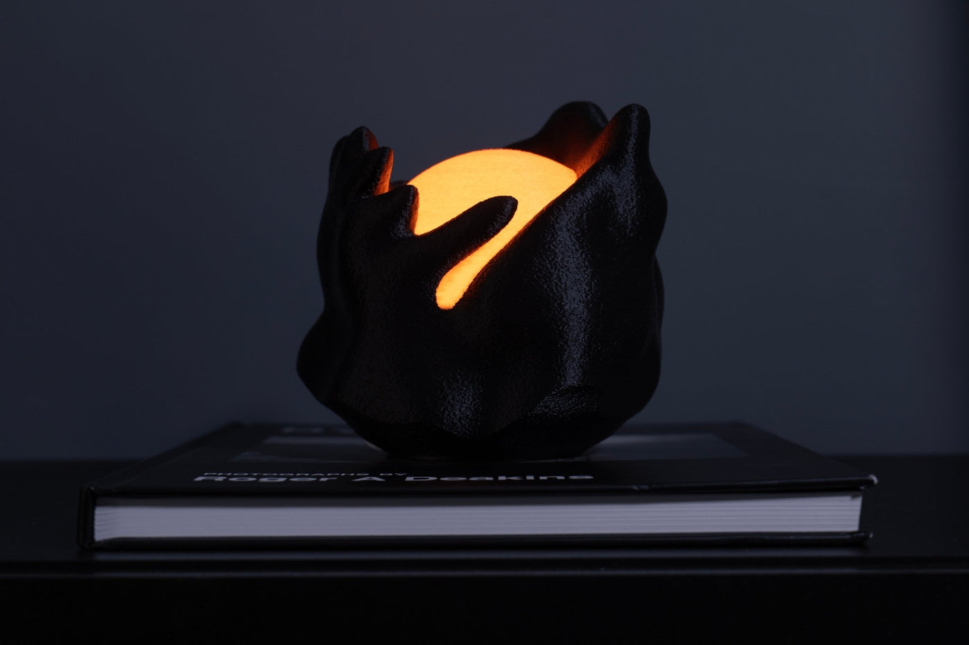 Leora Magma Sculpted Mini Lamp - Print and Play
