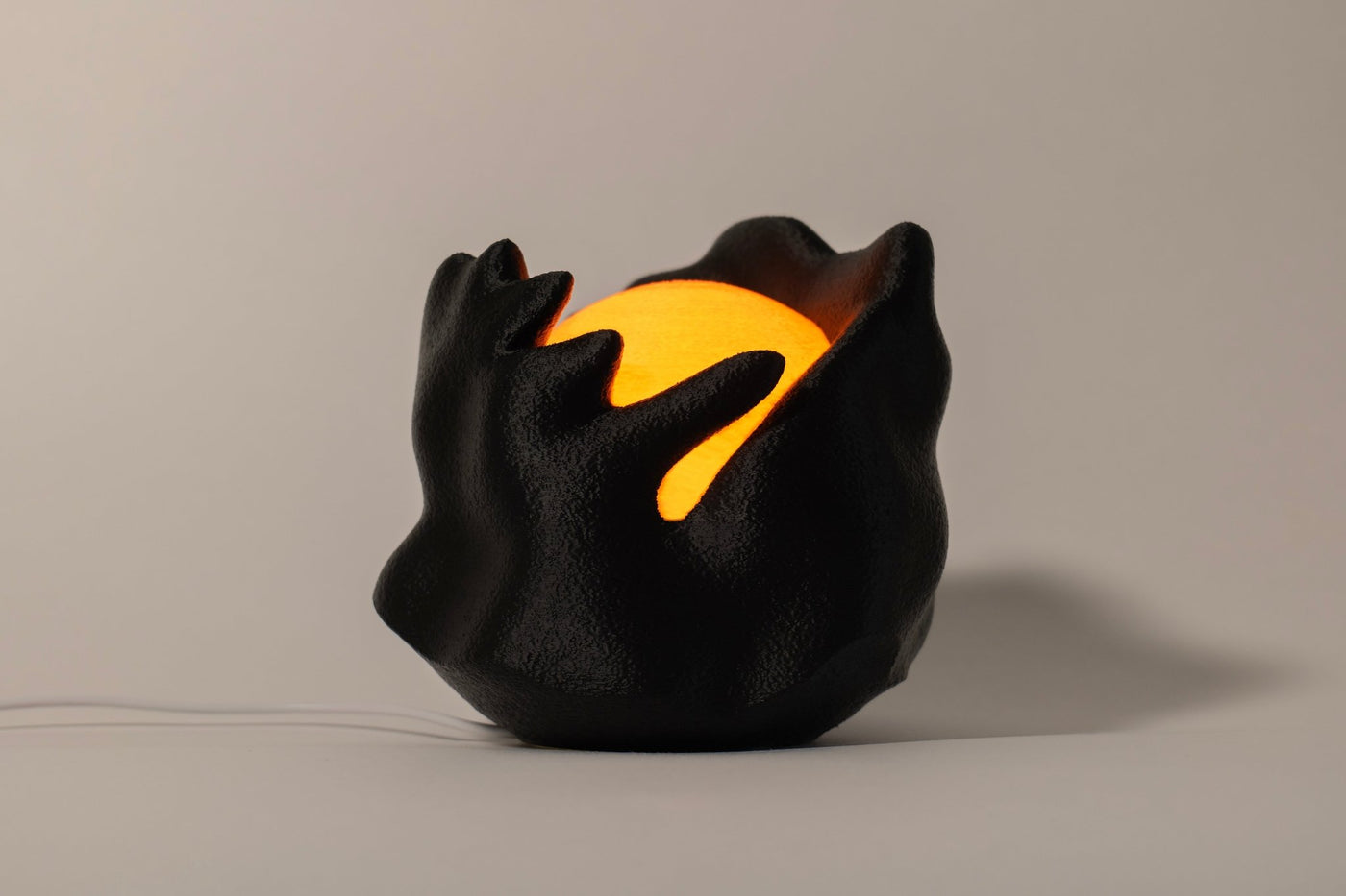 Leora Magma Sculpted Mini Lamp - Print and Play