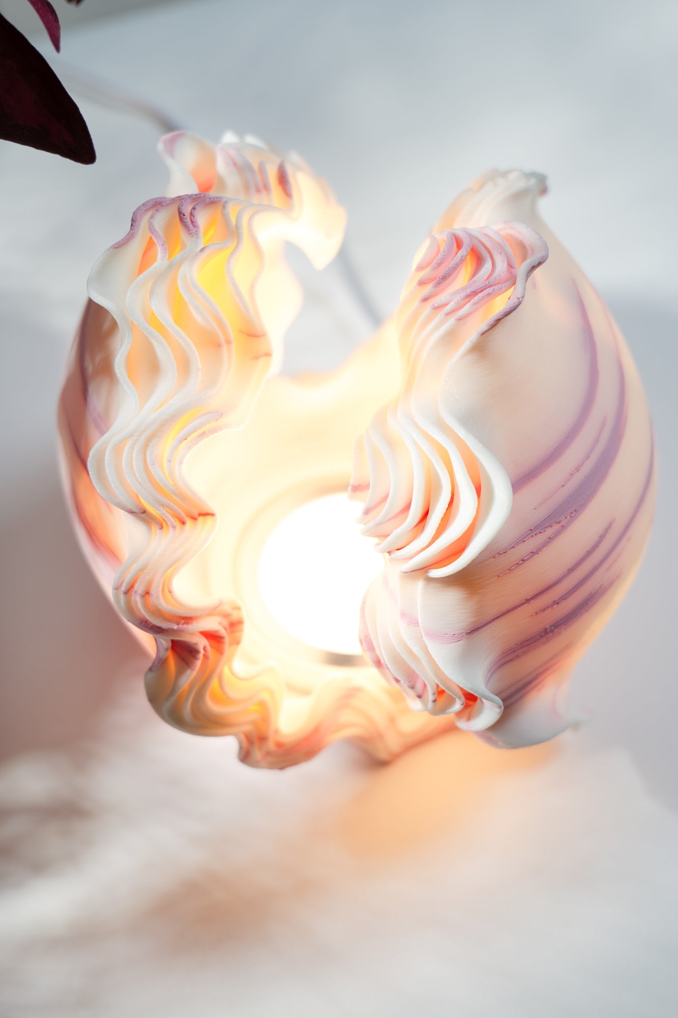 Leora Ocean Sculpted Lamp - Print and Play