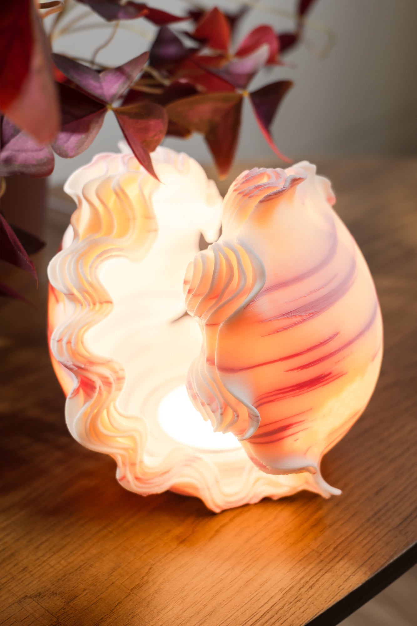 Leora Ocean Sculpted Lamp - Print and Play