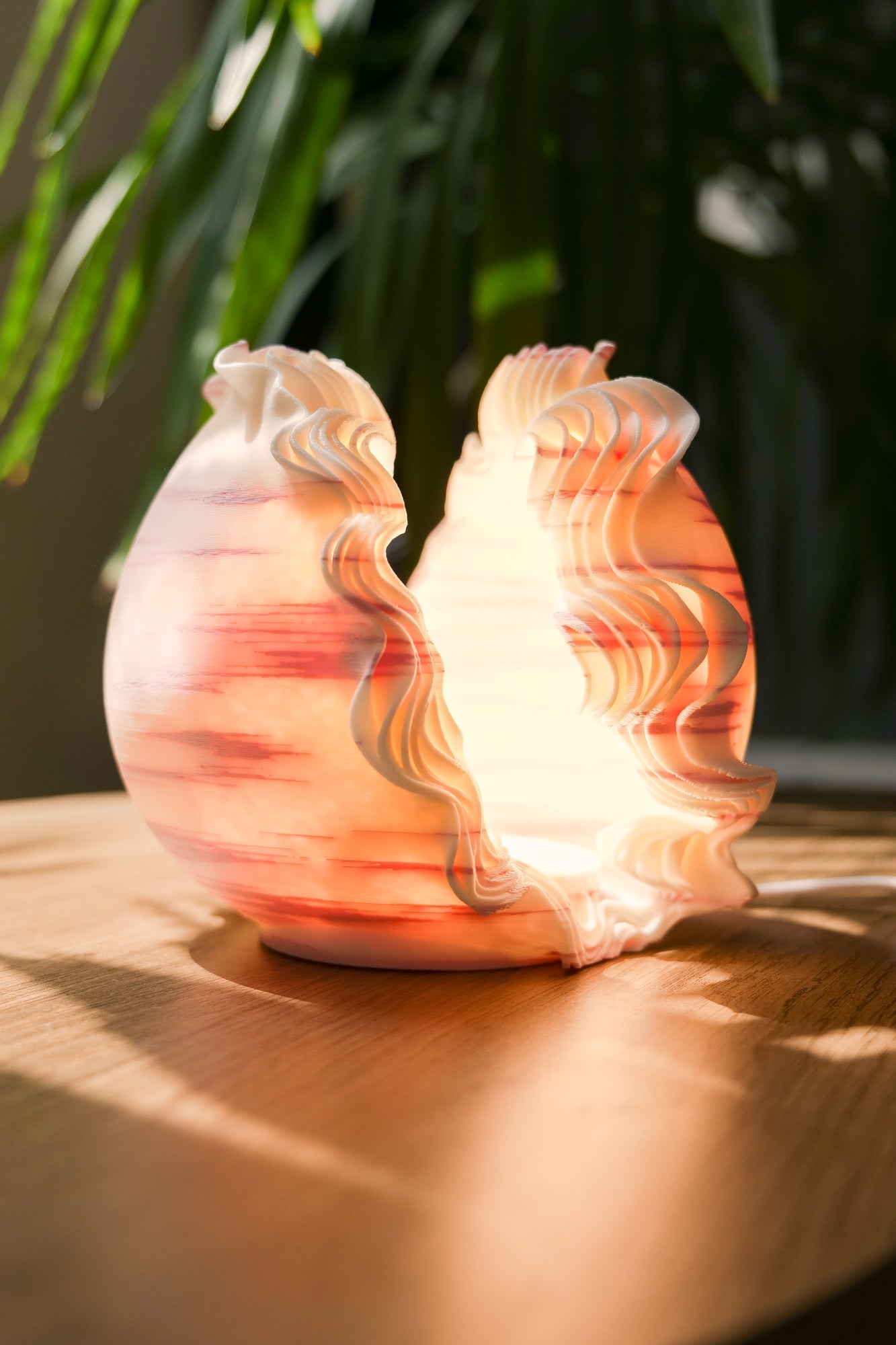 Leora Ocean Sculpted Lamp - Print and Play