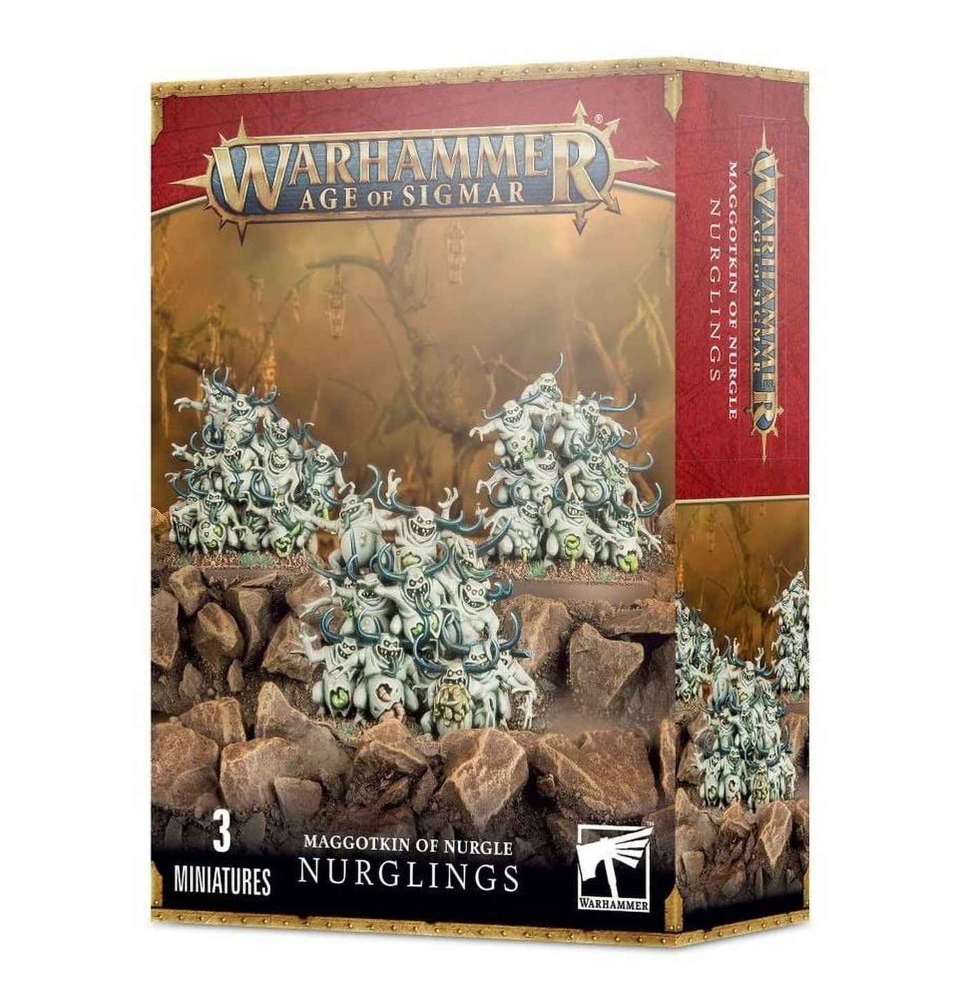 MAGGOTKIN OF NURGLE: NURGLINGS - Print and Play