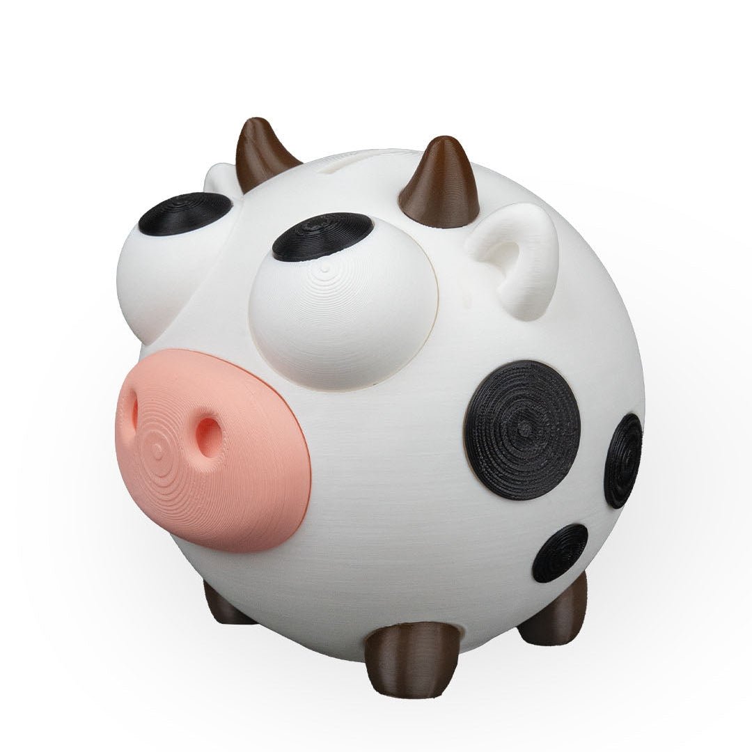 Mooney Saves Coin Bank - Cow Piggy Bank - Print and Play