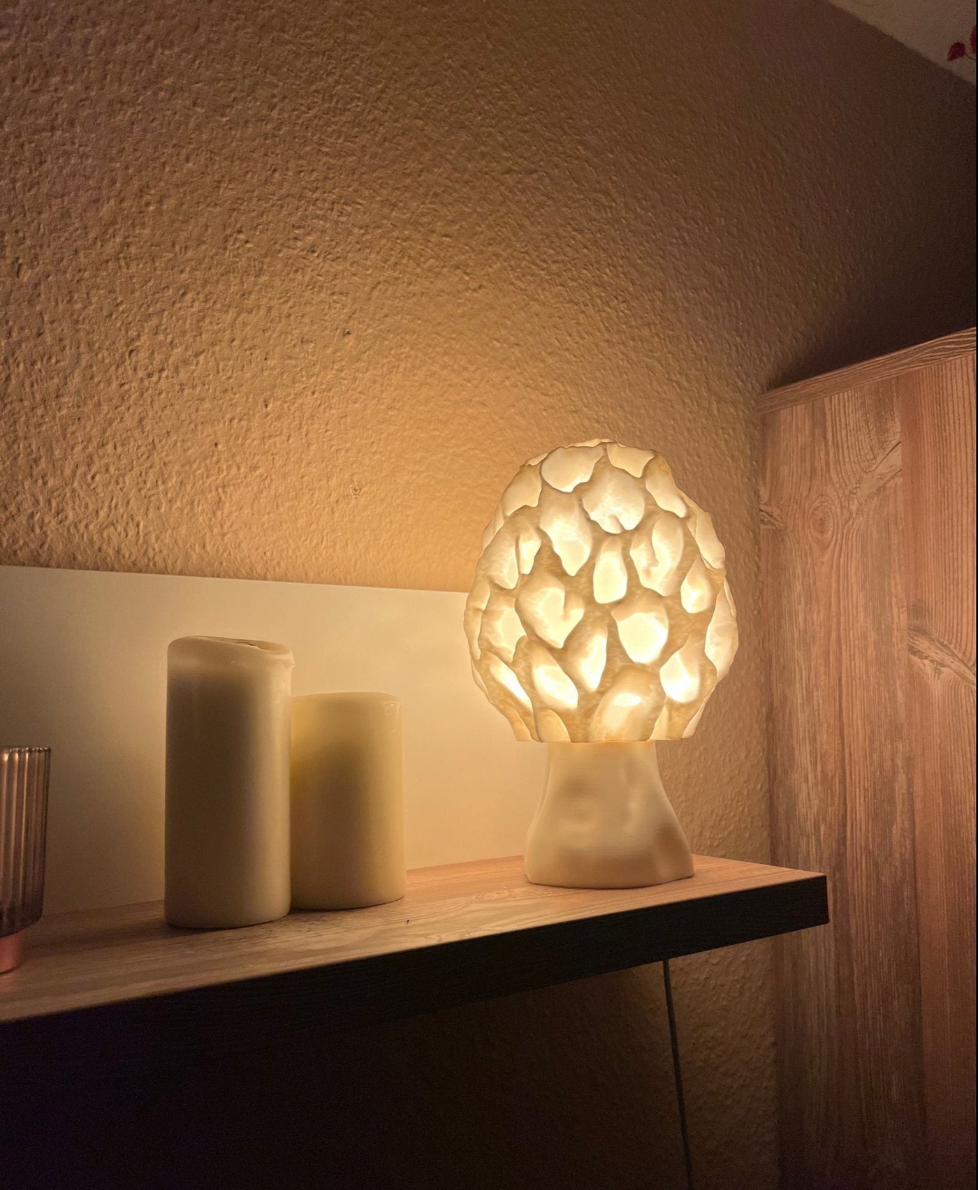 Mushroom Lamp – “Morchella Esculenta” - Print and Play