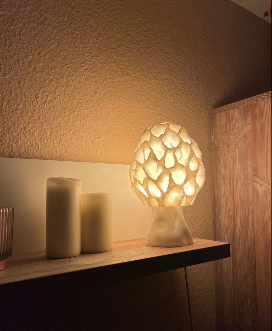 Mushroom Lamp – “Morchella Esculenta” - Print and Play