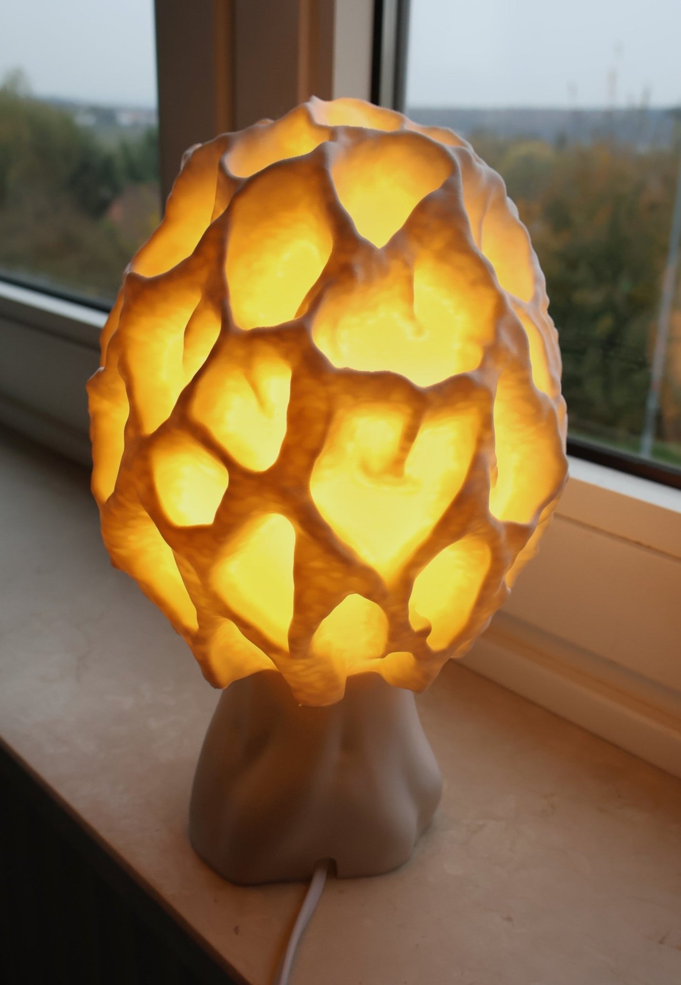 Mushroom Lamp – “Morchella Esculenta” - Print and Play