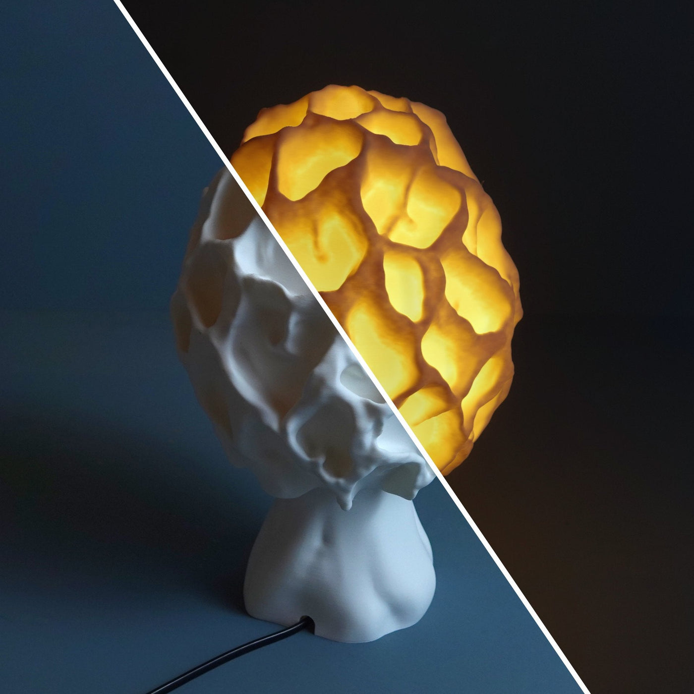 Mushroom Lamp – “Morchella Esculenta” - Print and Play