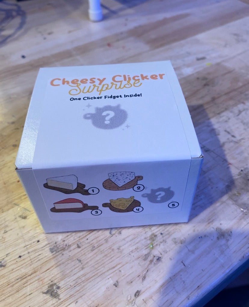 Mystery Cheese Clicker Blind Box - Print and Play