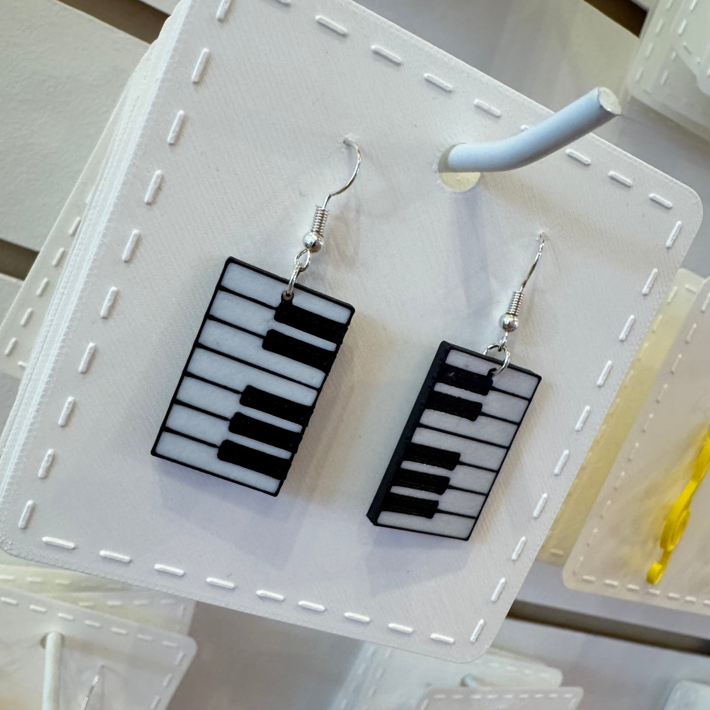 Piano Earrings - Print and Play