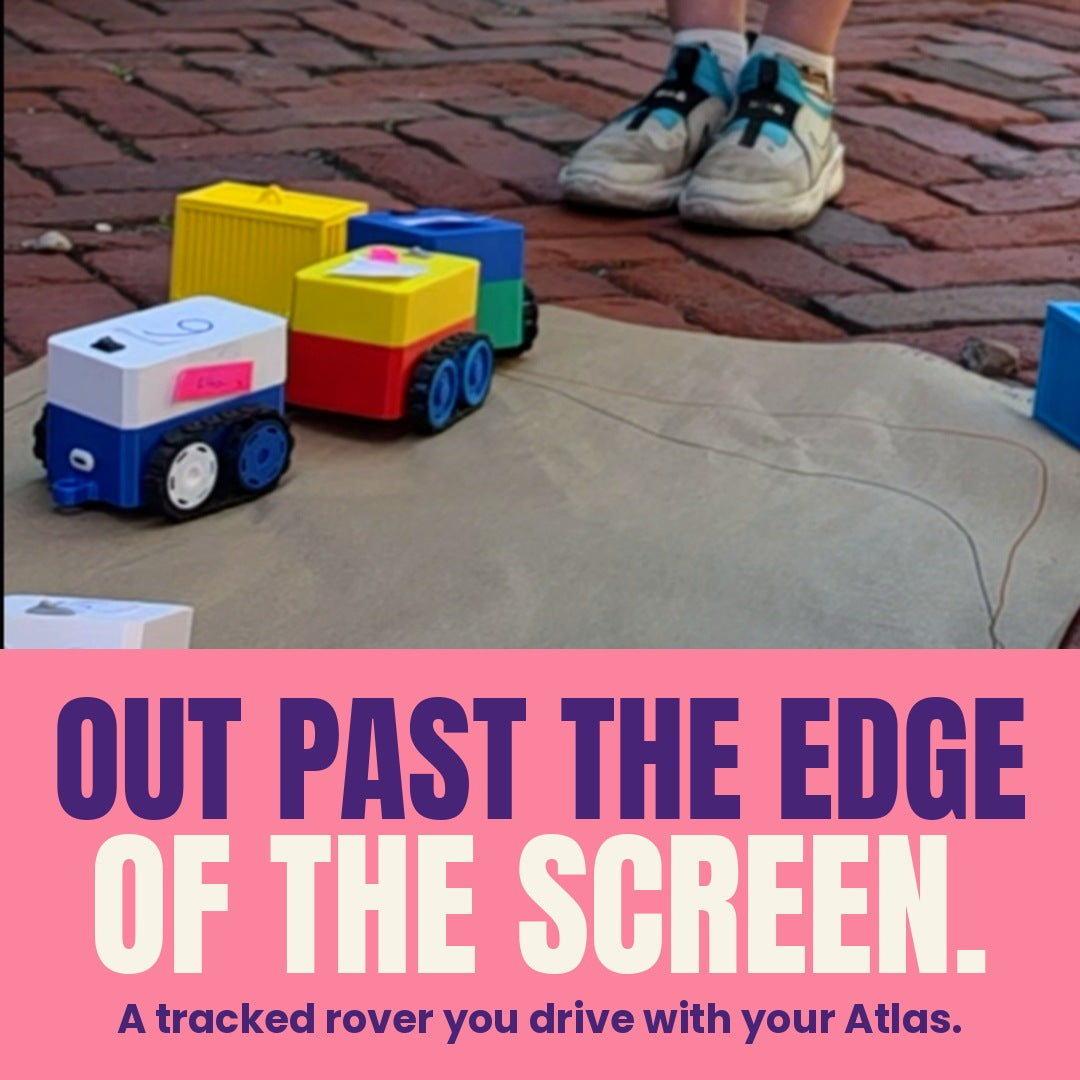 atlas and pioneer bundle: the handheld, and the rover it drives