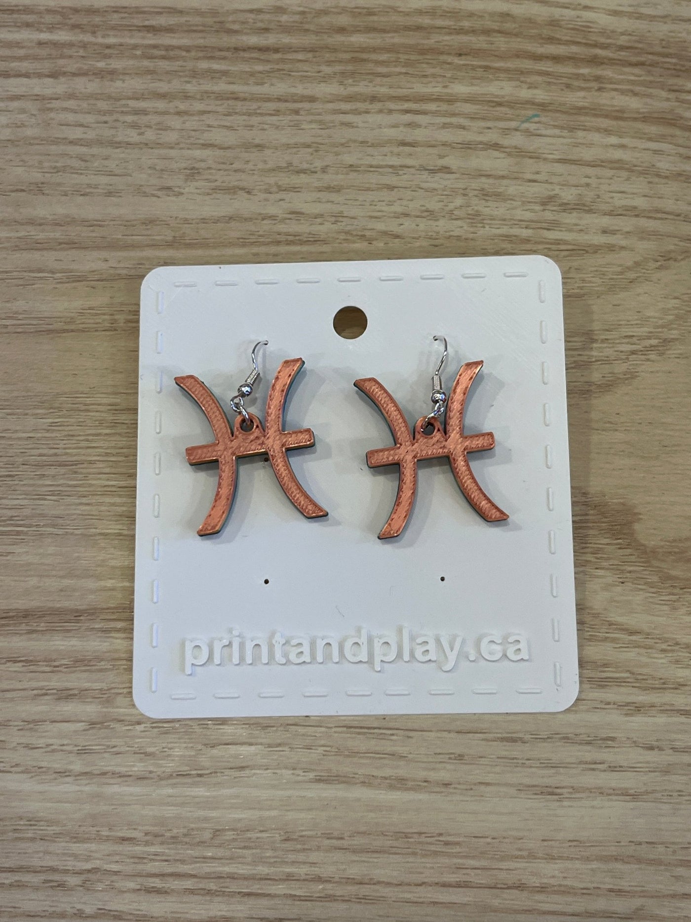 Pisces Earrings - Print and Play
