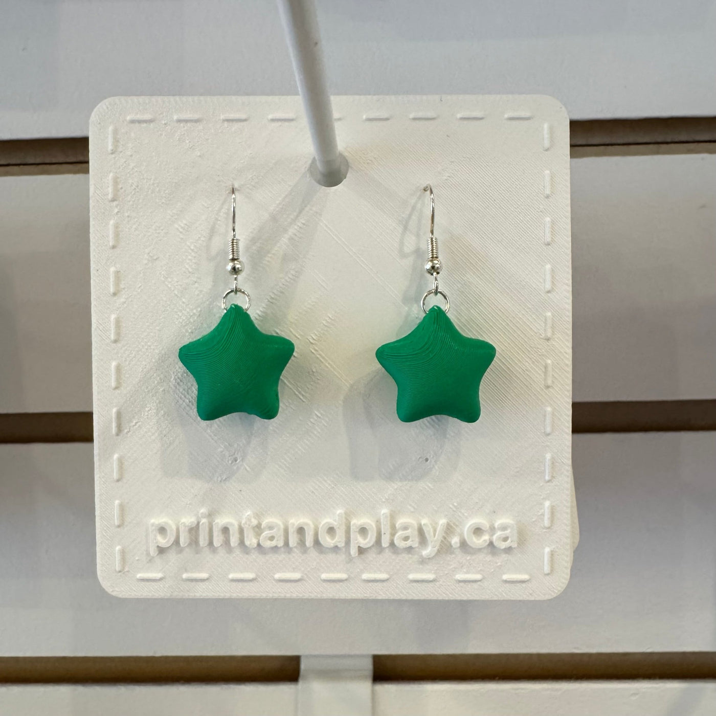 Puffy Star Earrings - Print and Play