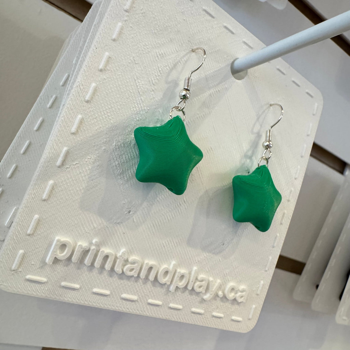 Puffy Star Earrings - Print and Play