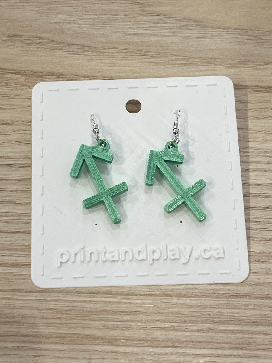 Sagittarius Earrings - Print and Play
