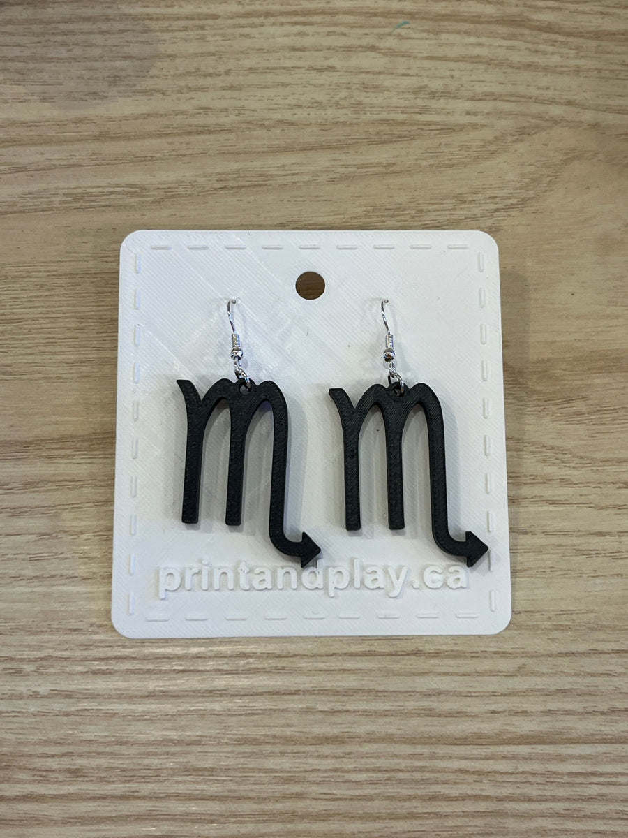 Scorpio Earrings - Print and Play