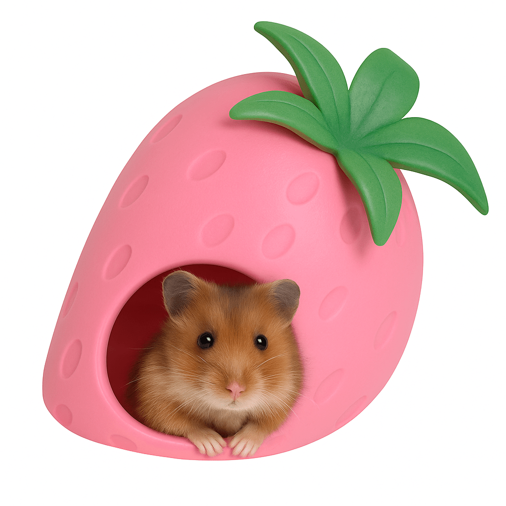 Strawberry Critter Hide - Print and Play