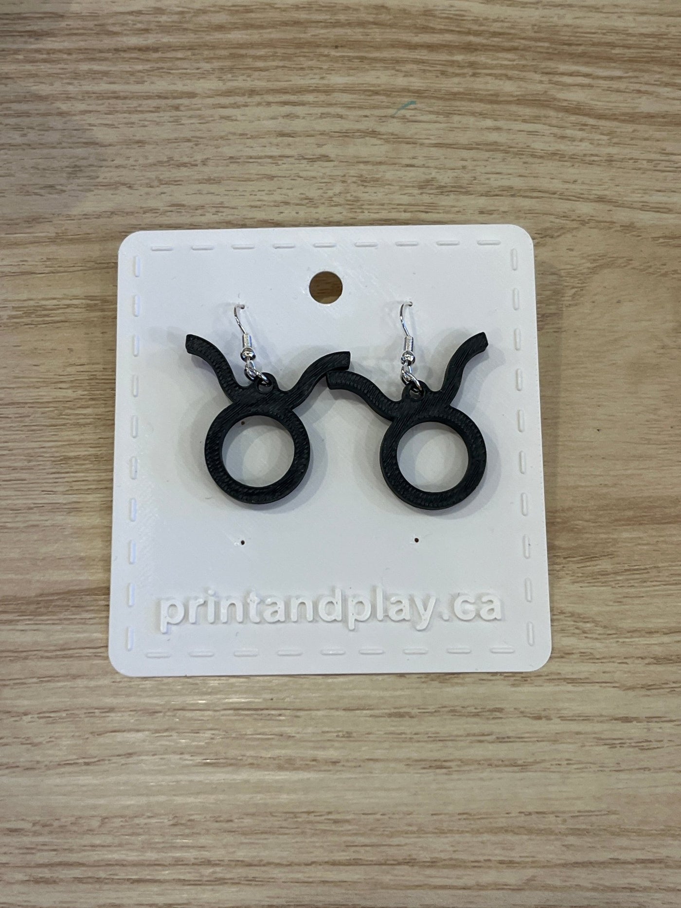 Taurus Earrings - Print and Play
