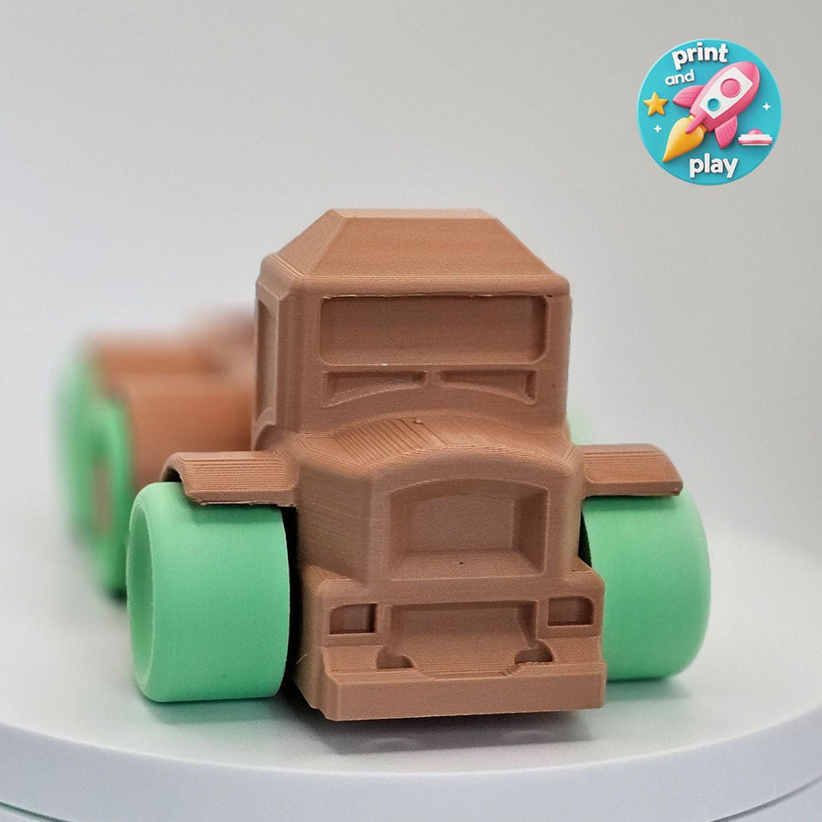 Toy Truck Model 6 - Print and Play