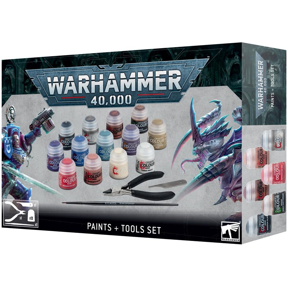WARHAMMER 40K PAINTS + TOOLS - Print and Play