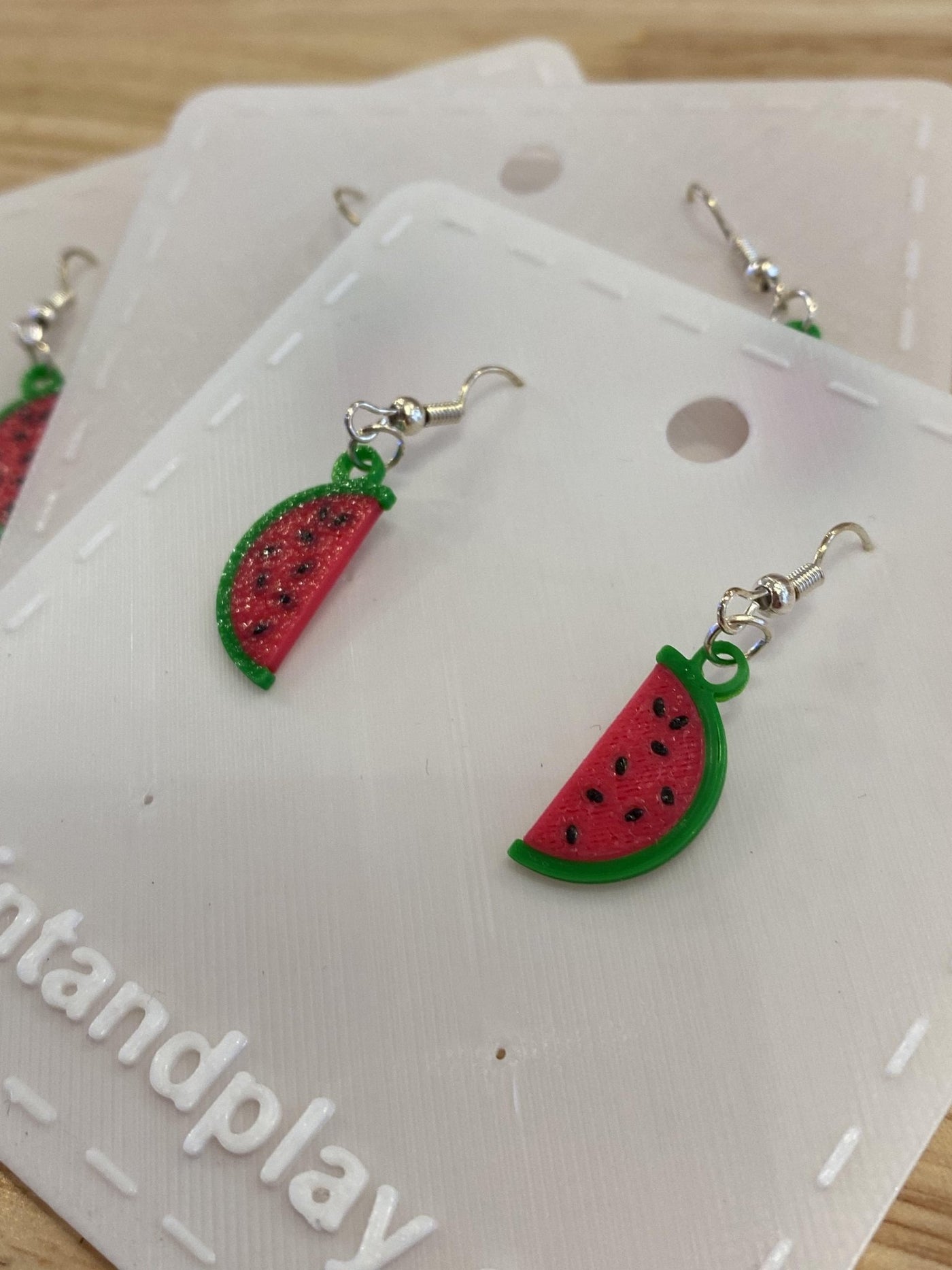 Watermelon Earrings - Print and Play