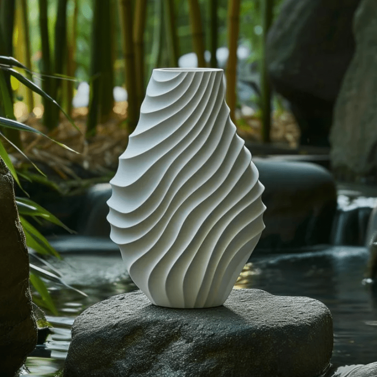 Zen Wave Vase - Decorartor - Print and Play
