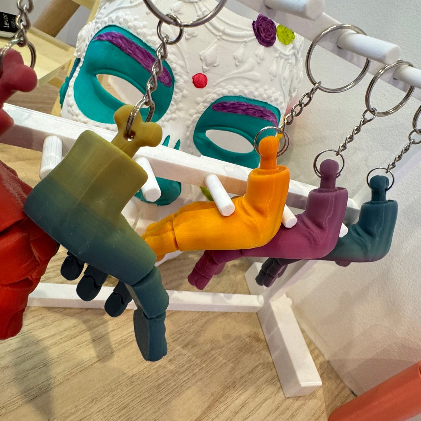 Zombie Hand Keychain - Print and Play